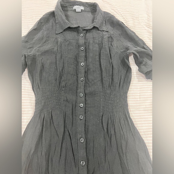 Poetry Clothing Black Tunic Top or Short Dress - Picture 4 of 13